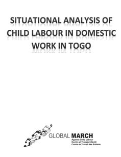 Situational Analysis of Child Labour in Domestic Work in Togo