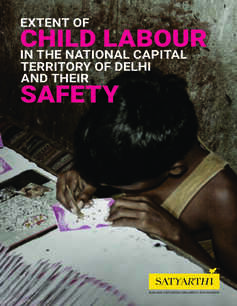 Extent of Child Labour in the National Capital Territory of Delhi and their Safety
