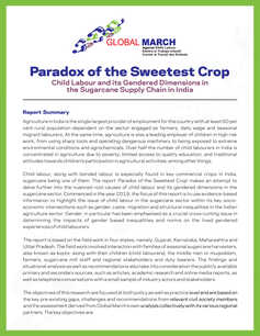 Paradox of the Sweetest Crop: Child Labour and its Gendered Dimensions in the Sugarcane Supply Chain in India