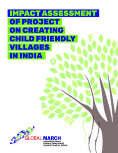 Impact Assessment of Project on Creating Child Friendly Villages in India
