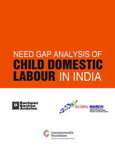 Need Gap Analysis of Child Domestic Labour in India